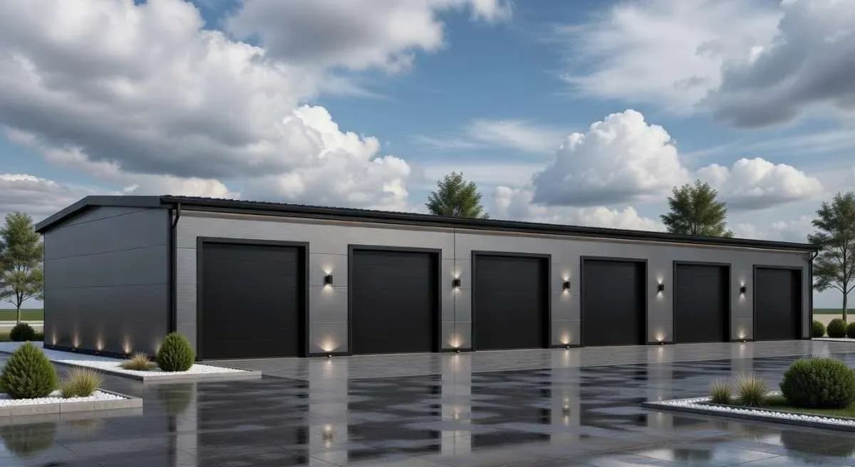 DELTACON Stahlhalle Garage Werkstatt 10 x 30 x 4/ 4,70 m / Gewährleistung 5 Jahre ! - Bild 1