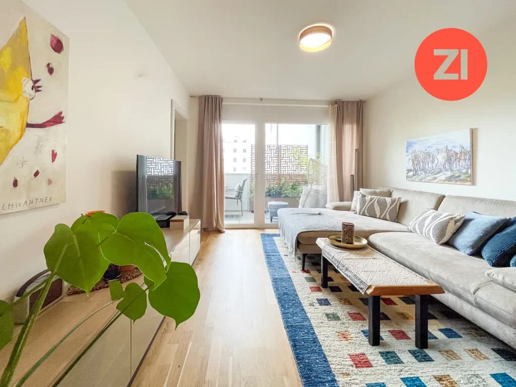 Modernes Wohnen in Bestlage – Hochwertige 2-Zimmer-Wohnung mit großer Loggia in St. Pölten - Bild 1
