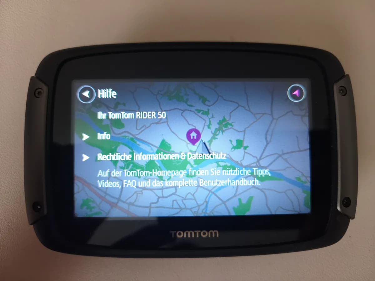 TomTom Rider 50 Motorrad Navi