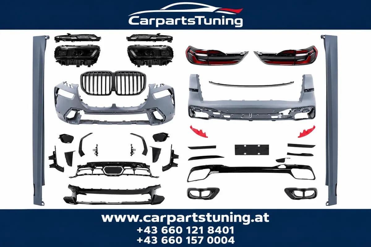 BMW X7 G07 2018-2022 Bodykit LCI-Look - LED Adaptive, Linkslenker