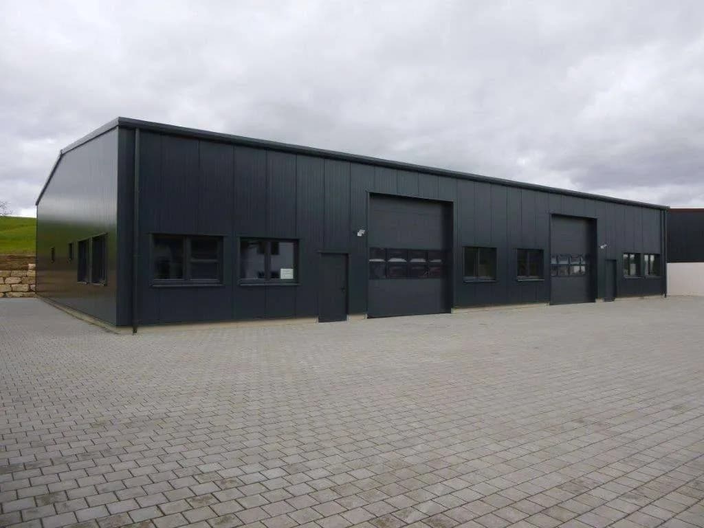 DELTACON Stahlhalle Büro Werkstatt 18 x 25 x 5/ 6,6 m / Gewährleistung 5 Jahre !