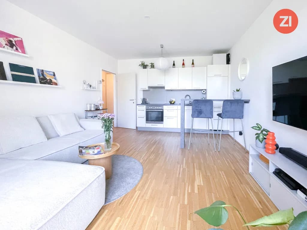 Tolle 2- Zimmer Wohnung mit Balkon mit Küche in Linz