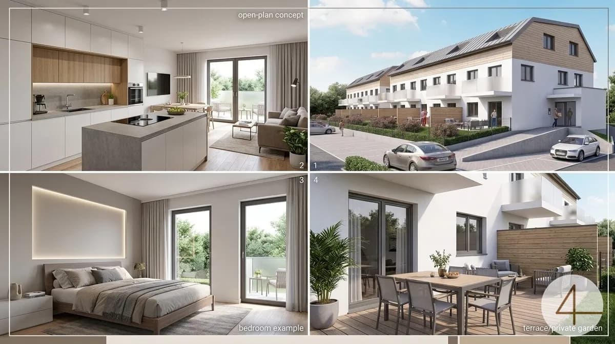 Dachgeschosswohnung mit gemütlicher Dachloggia