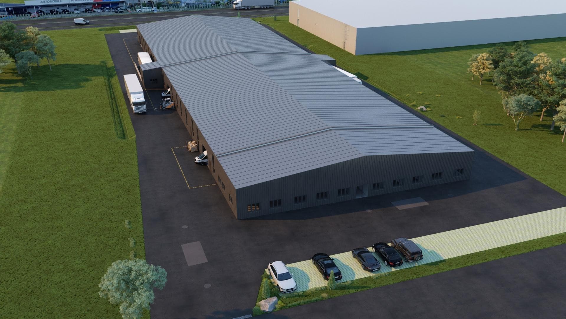 Grundstück mit B Widmung- wir bauen Ihre Wunschhalle auch für LOGISTIKER - Bild 1