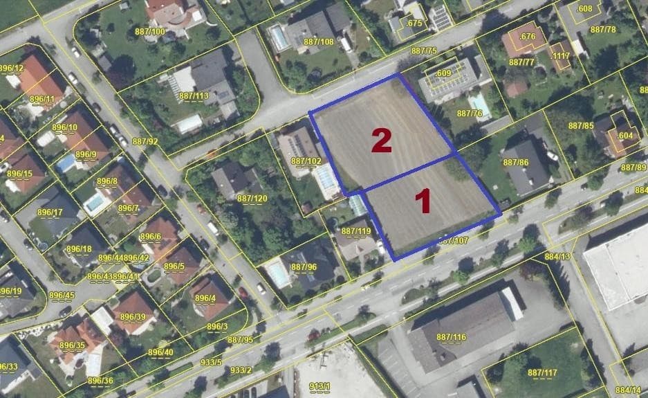 Großes Grundstück mit W Widmung oder 2 Einzelparzellen zu je ca 650 m² um 220.000 Euro möglich - Bild 1