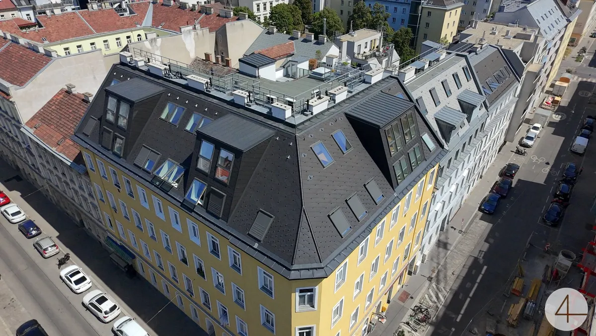 500m zur U3 - Erstbezug - 3-Zimmer-Dachgeschosswohnung mit ruhiger Sonnenterrasse - Klimaanlage - Bild 1