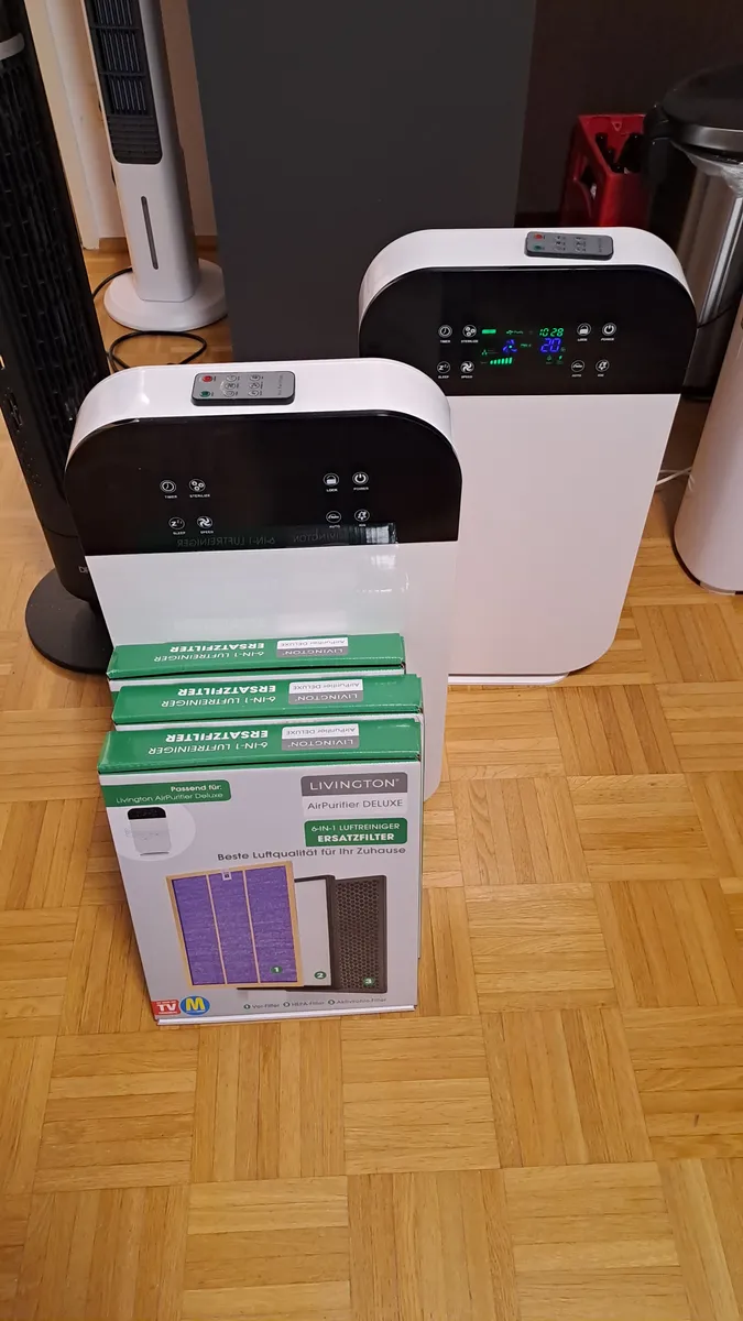 Ab sofort 2 Luftreiniger inkl. Fernbedienung und 2 Pakete Ersatzfilter zu verkaufen - Bild 1