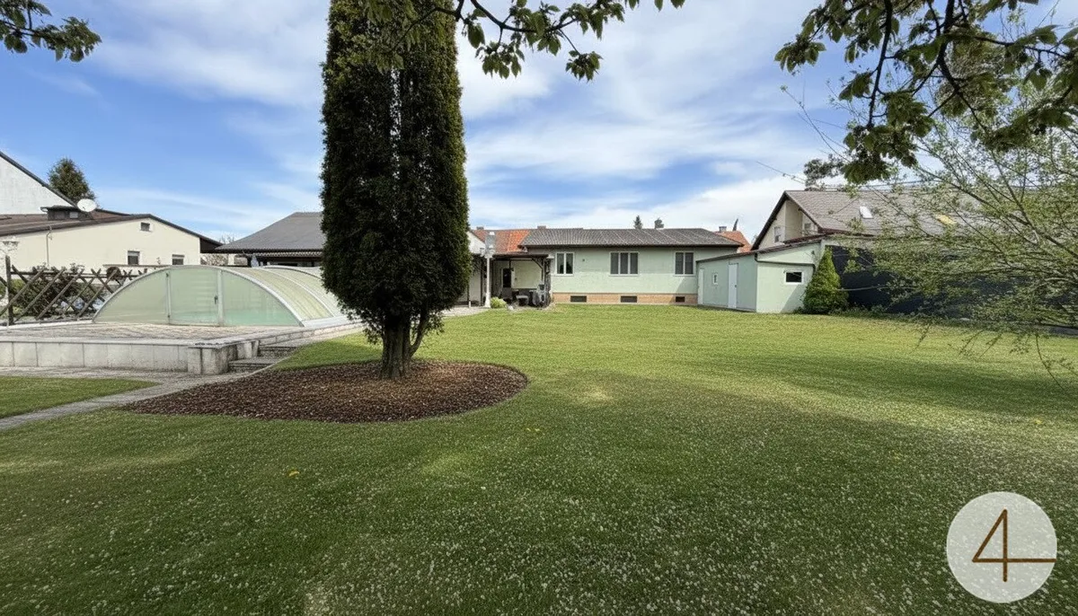 Gepflegtes Einfamilienhaus mit großem 939m2 Grundstück in Groß Enzersdorf ! - Bild 1