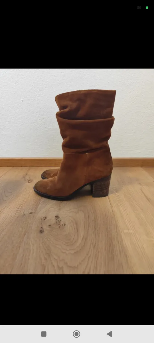 Stiefel Rauhleder Echtleder Marke Pat Calvin