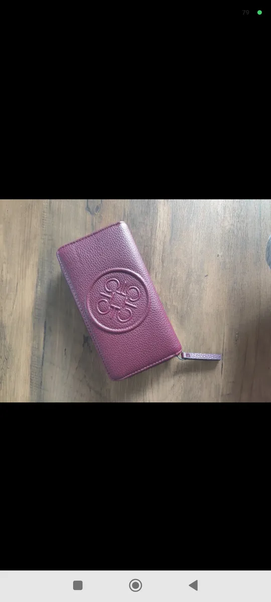 Geldtasche Geldbörse Portemonnaie bordeaux weinrot