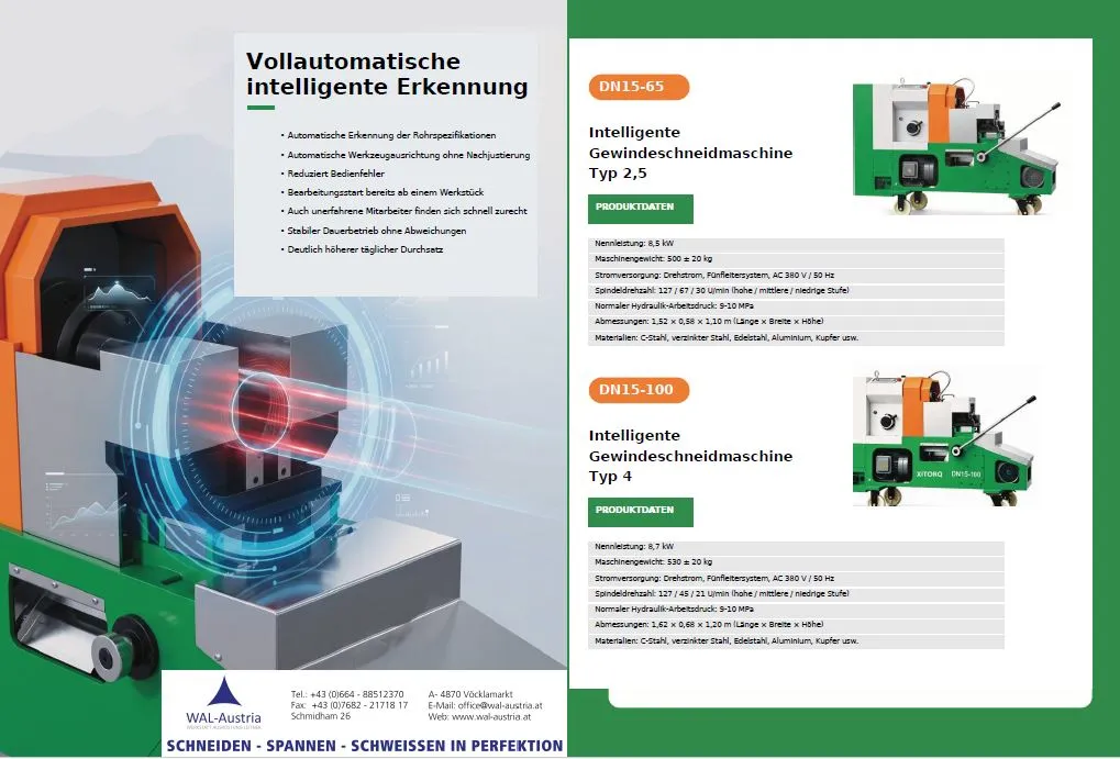 Vollautomatische Gewindeschneidmaschine - Bild 1