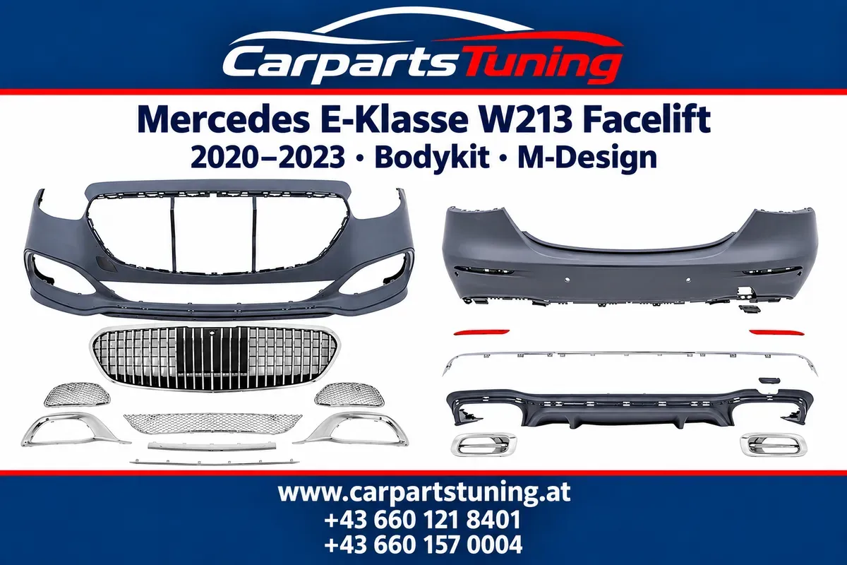 Mercedes E-Klasse W213 Facelift 2020-2023 Bodykit M-Design mit Endrohren