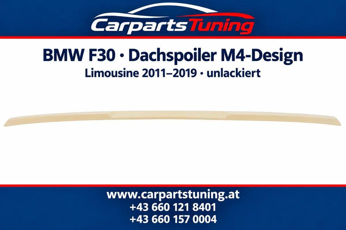 BMW F30 Limousine 2011-2019 Dachspoiler M4-Design unlackiert