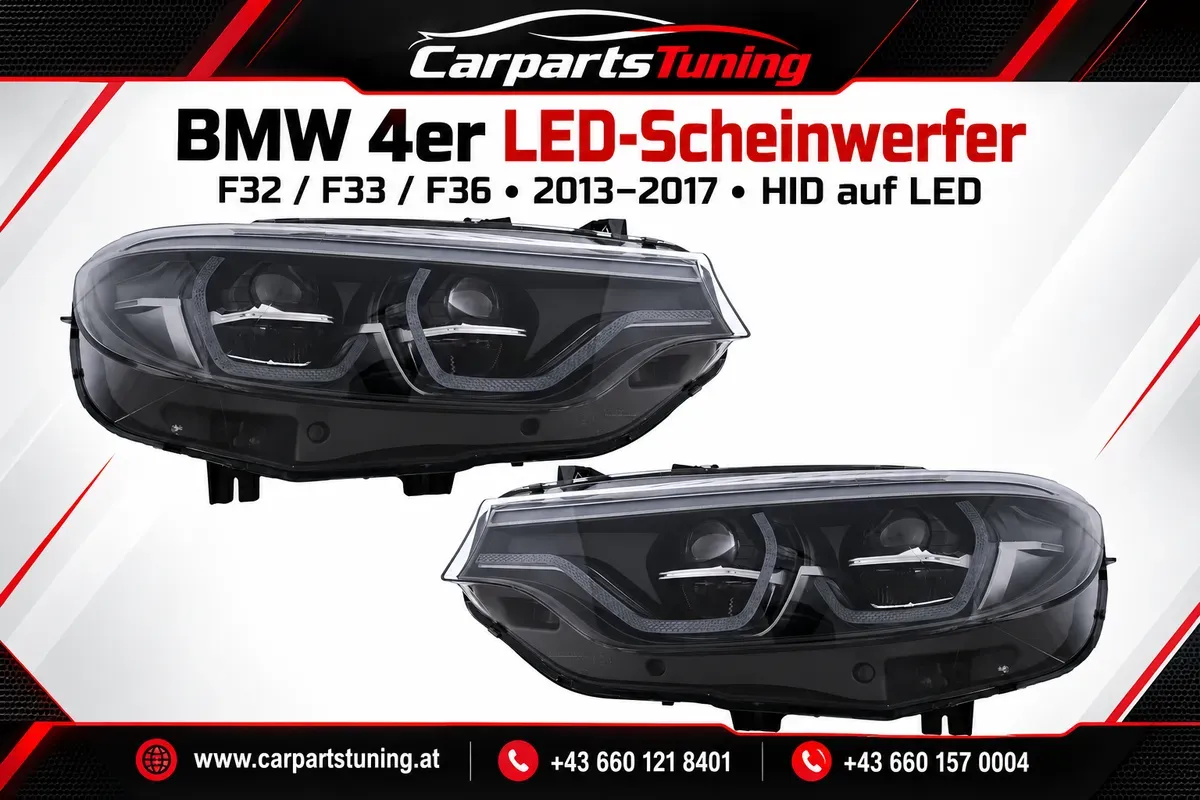 BMW 4er F32 F33 F36 2013-2017 LED-Scheinwerfer HID-Umrüstung Satz