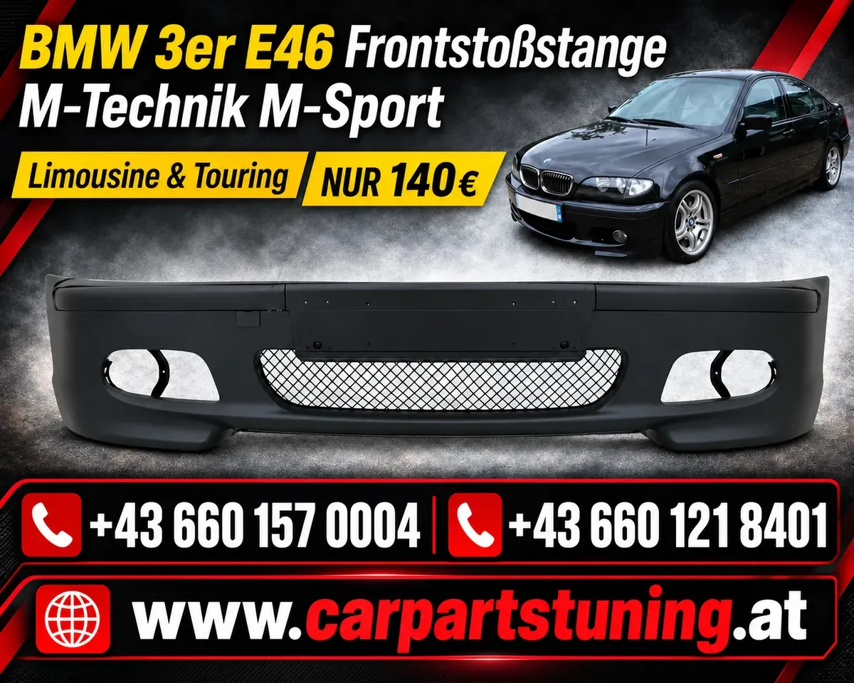 BMW 3er E46 Frontstoßstange M-Technik M-Sport - Limousine & Touring