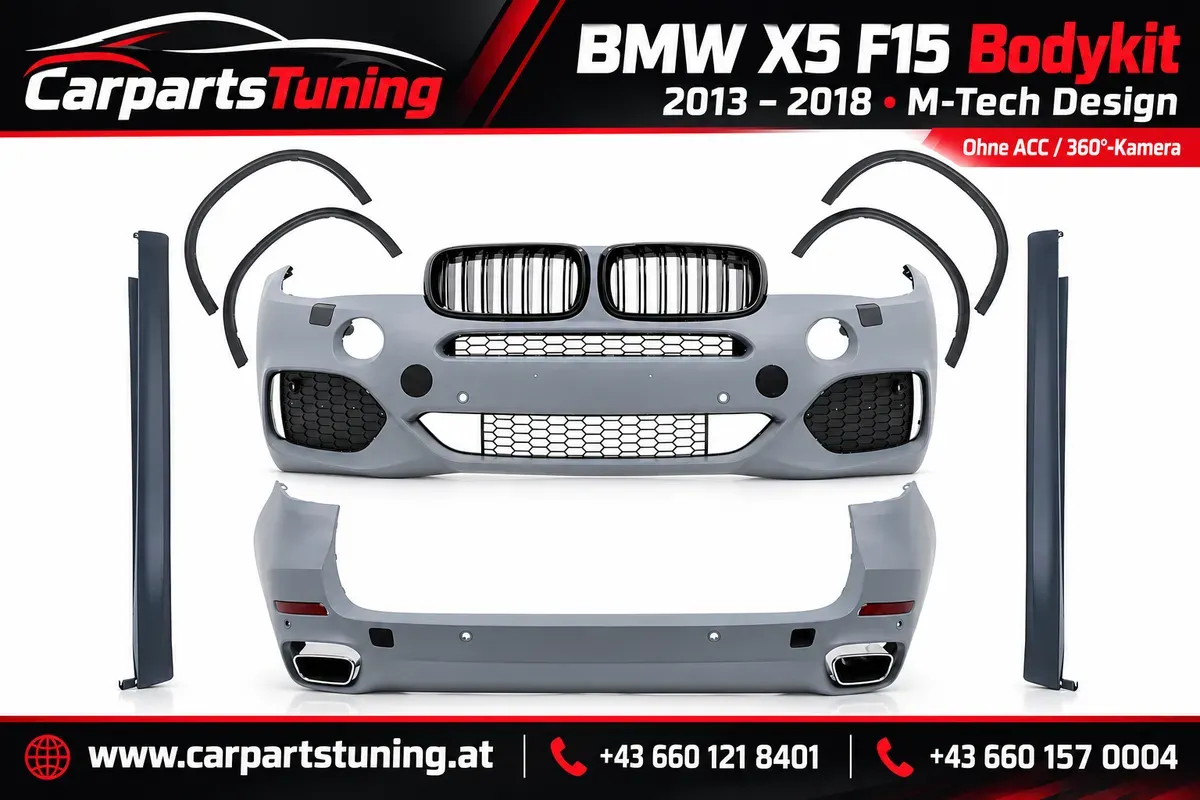 Bodykit BMW X5 F15 2013-2018 M-Tech Design mit Schwellern & Endrohren