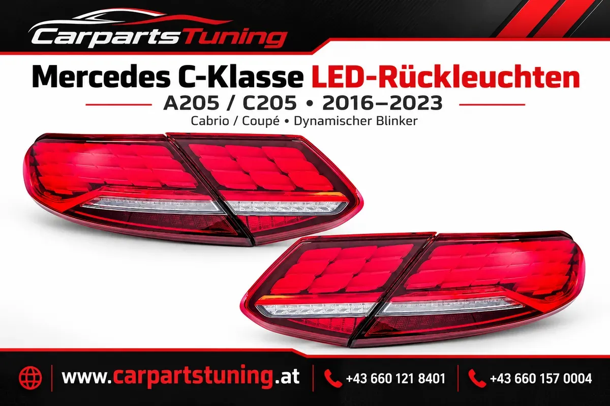 Mercedes A205 C205 LED-Rückleuchten | Cabrio Coupé | 2016-2023