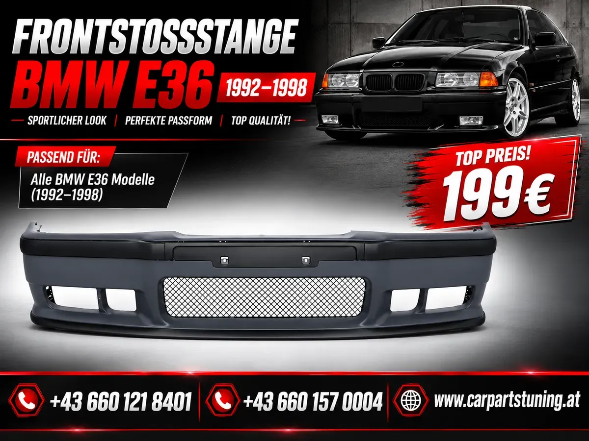 Frontstoßstange passend für BMW 3er E36 (1992-1998) M3 Look