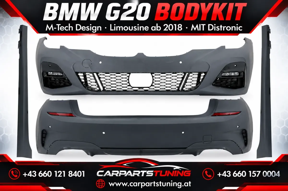 Komplettes Bodykit passend für BMW 3er G20 Limousine (ab 2018) mit Distronic M-Tech Design