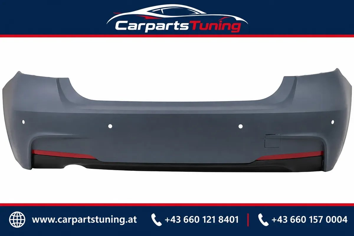 Heckstoßstange passend für BMW 3er F30 Limousine 2011-2019 - M-Technik-Look
