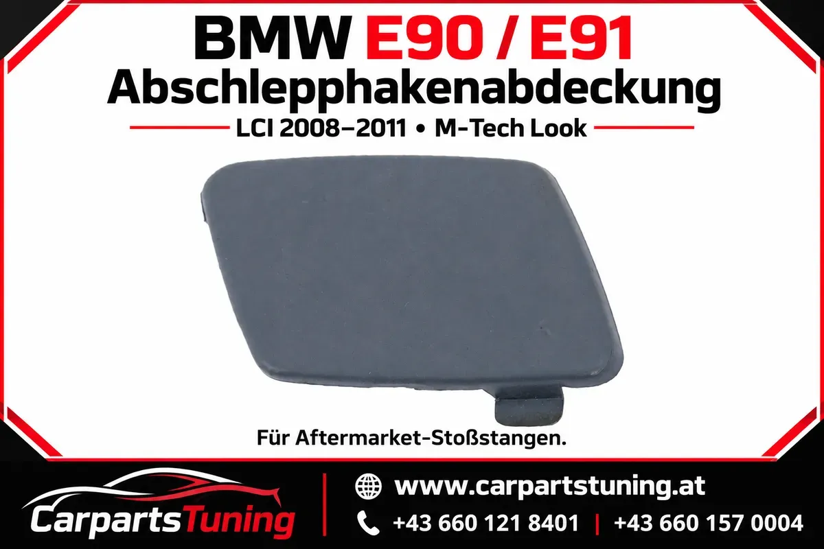 BMW E90 E91 LCI Abschlepphakenabdeckung | 2008-2011 | M-Tech Look