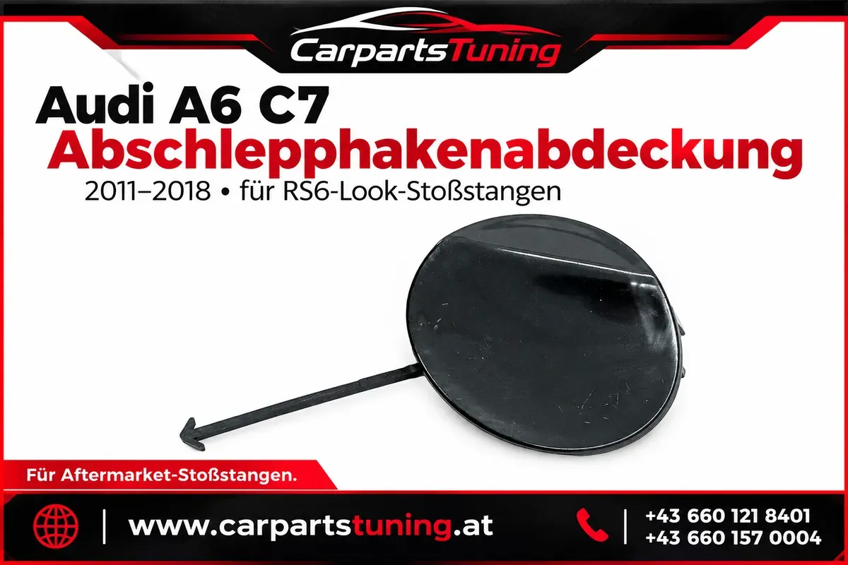 Audi A6 C7 Abschlepphakenabdeckung | 2011-2018 | RS6 Look