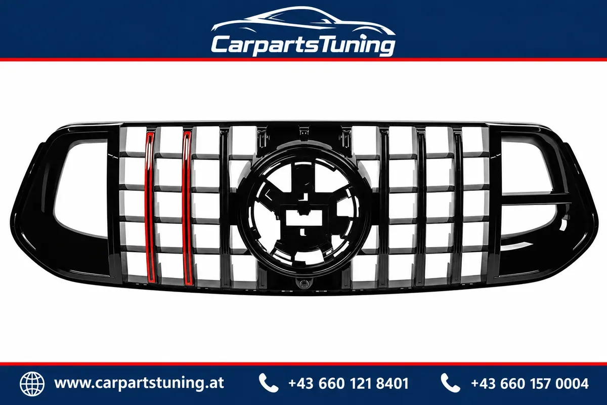 Kühlergrill passend für Mercedes GLE W167 C167 AMG-Paket - GT-R-Look