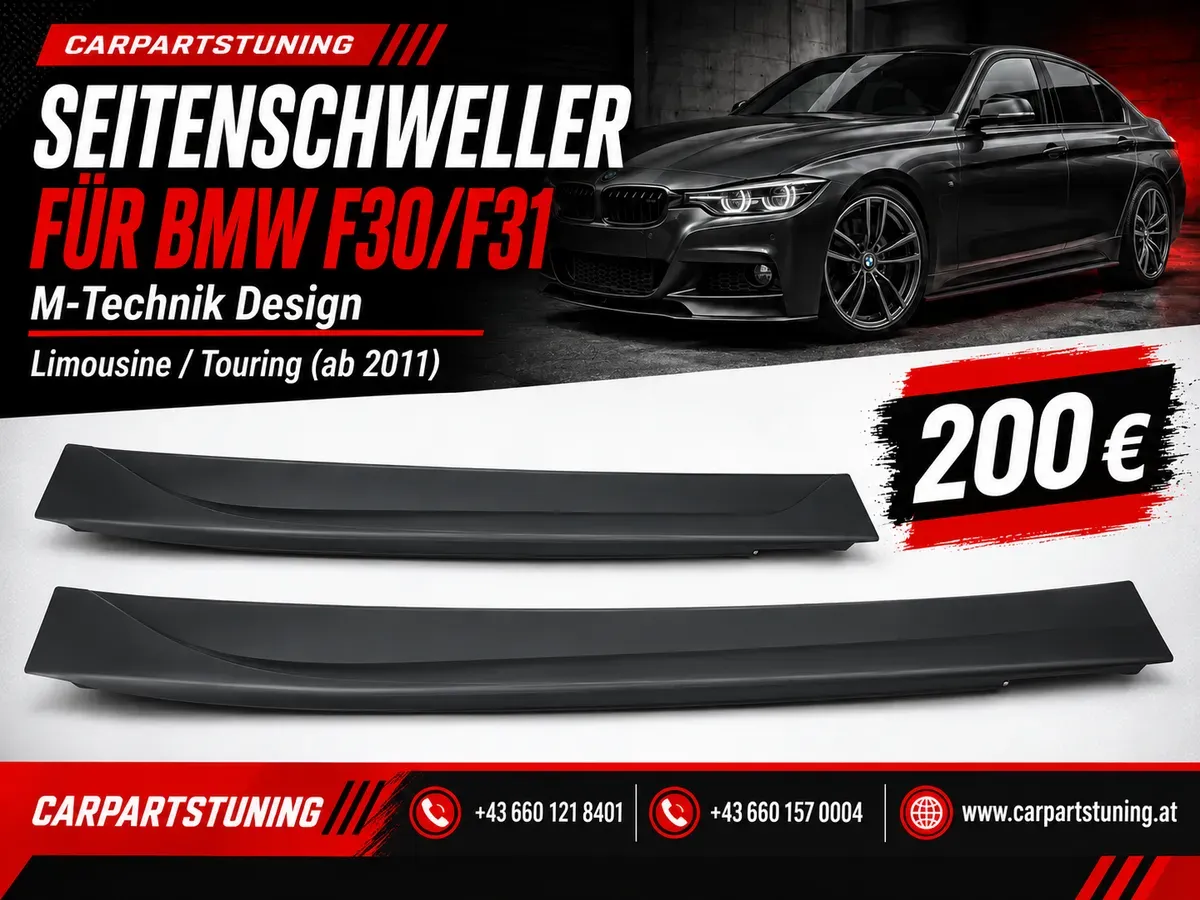 Seitenschweller passend für BMW F30 F31 3er Limousine Touring (ab 2011) M-Technik Design